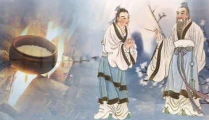 Câu chuyện Nồi cơm Nhan Hồi nhìn người 